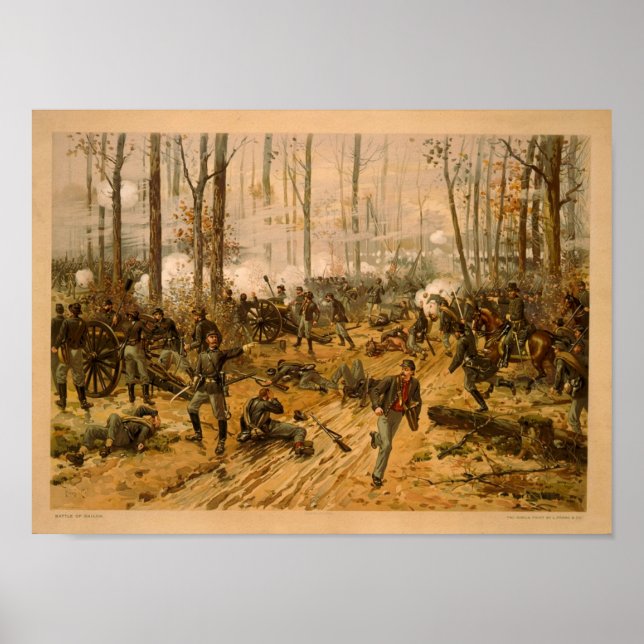 Póster Batalla de Shiloh (Frente)