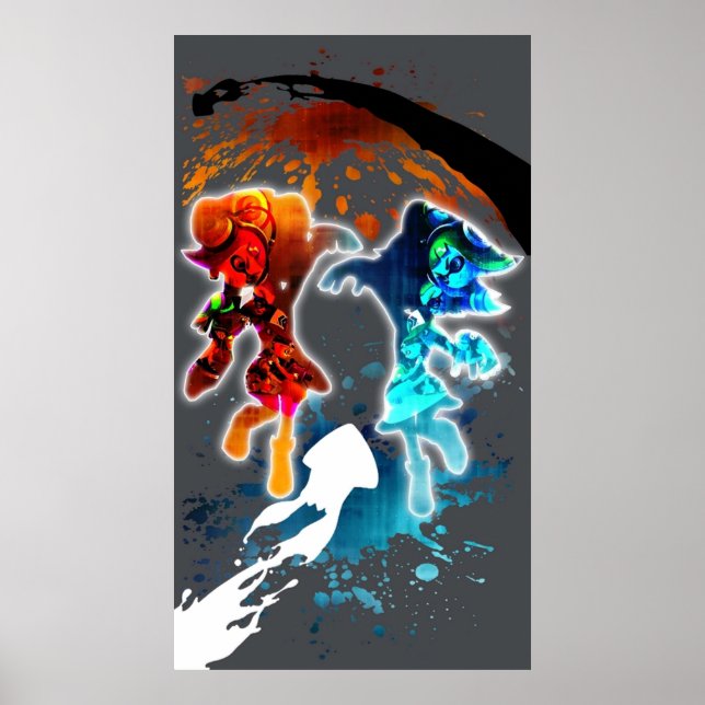 Póster Batalla de Splatoon (Frente)