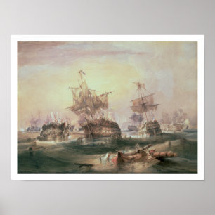 Póster Batalla de Trafalgar, 21 de octubre de 1805