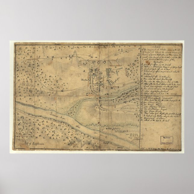 Póster Batalla de Trenton (Frente)