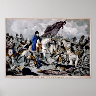Póster Batalla de Waterloo