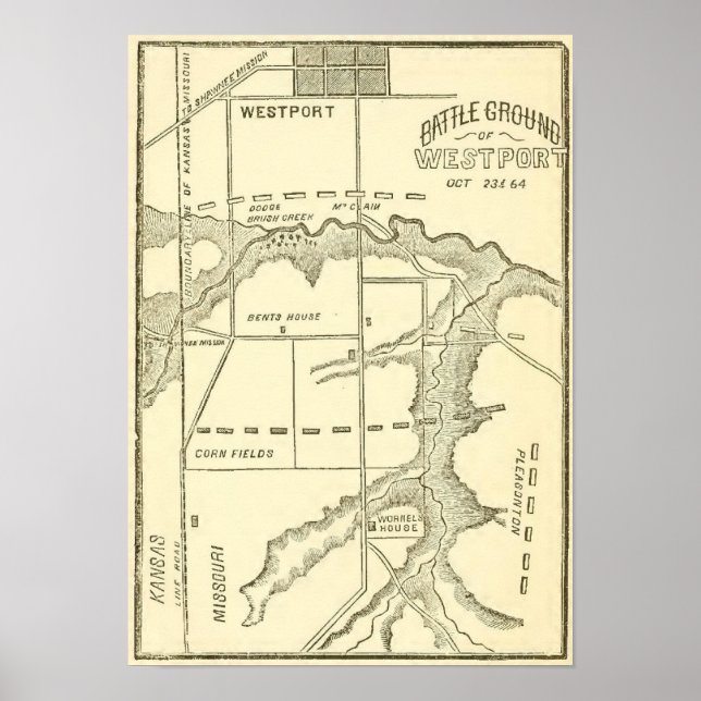 Póster Batalla de Westport (Frente)