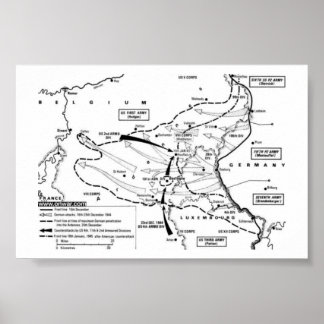 Póster Batalla del Bulge