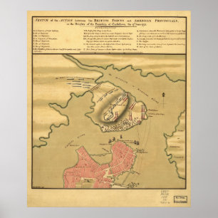 Póster Batalla del Bunker Hill