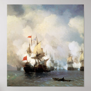 Póster Batalla del Estrecho de Quíos