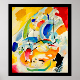 Póster Batalla del mar de Kandinsky 1913
