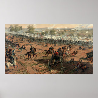 Póster Batalla del Poster de Gettysburg
