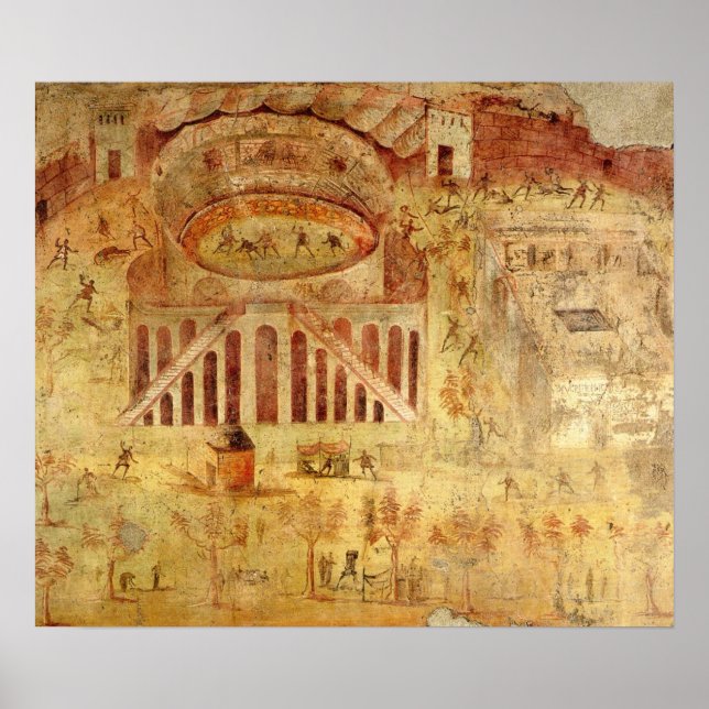 Póster Batalla en el anfiteatro (Frente)