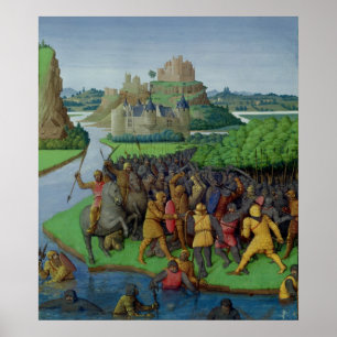 Póster Batalla entre el Maccabees y el Bacchides