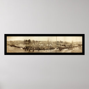 Póster Batallón de armas de máquina foto 1918