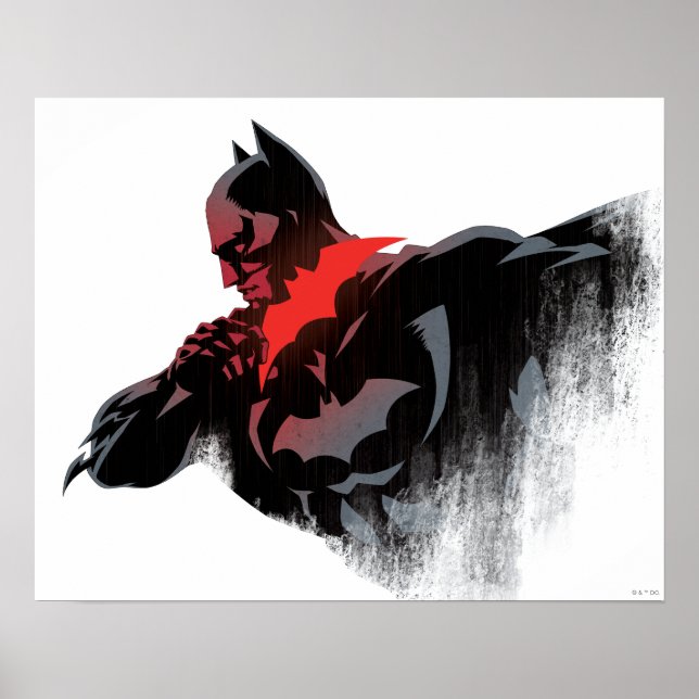 Póster Batarang Carmesí de Batman (Frente)