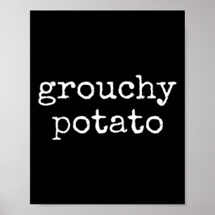 Póster Batata Dulce y Patata Gruñona