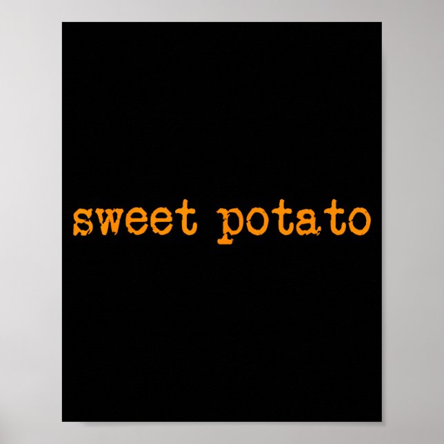 Póster Batata Dulce Y Patata Un Poco Grosera  (Frente)