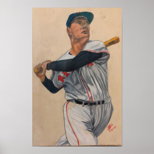 Póster Bateador de béisbol