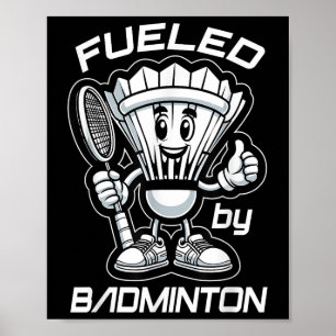 Póster Batería De Personalizado Badminton For ever Y Grap