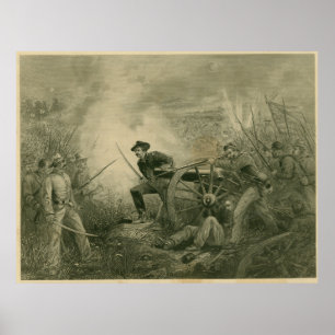 Póster Batería de Van Pelt en Chickamauga