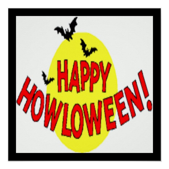 PÓSTER BATES DE "FELIZ HOWLOWEEN" (Anverso)