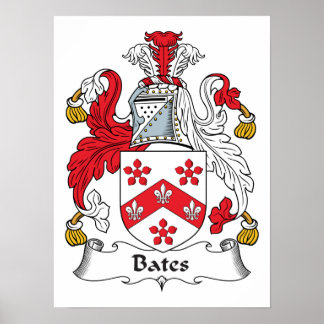Póster Bates Family Crest