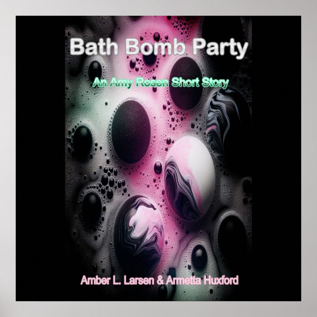 Póster Bath Bomb Party Cover (Frente)