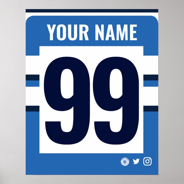 Póster Bath Personalised Rugby Shirt Poster (Frente)