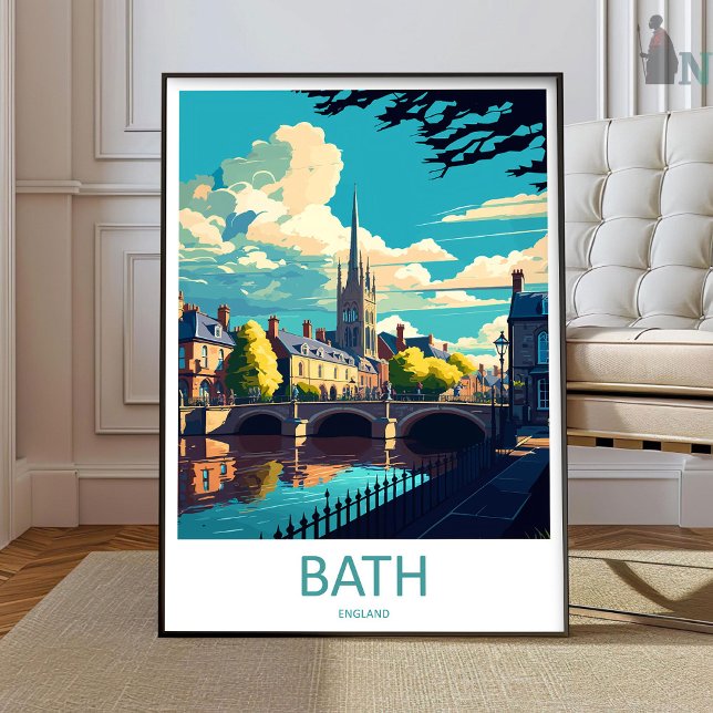 Póster Bath Travel Print Wall Art Bath Wall Hanging Home  (Subido por el creador)