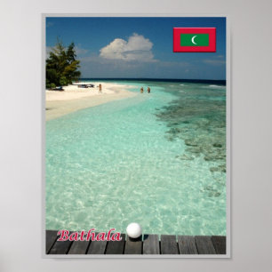 Póster Bathala - Maldivas - Panorama