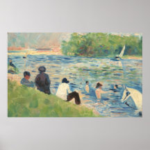 Bathers at Asnières - Georges Seurat Bella Artes