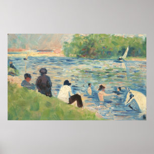 Póster Bathers at Asnières - Georges Seurat Bella Artes