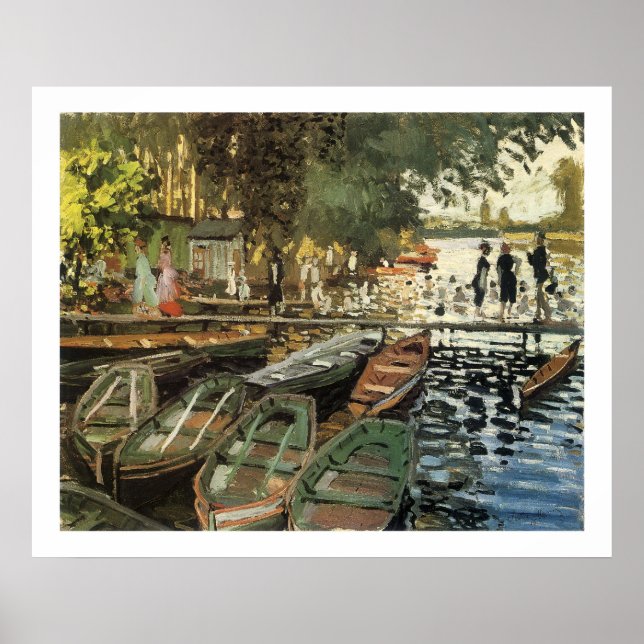 Póster Bathers en La Grenovilliere (Frente)