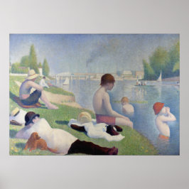 Póster Bathers of Asnières - Georges Pierre Seurat