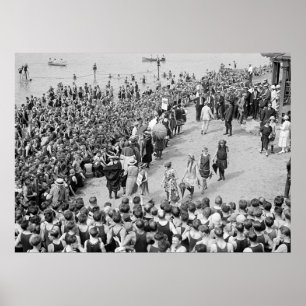 Póster Bathing Beauty Contest, 1920s