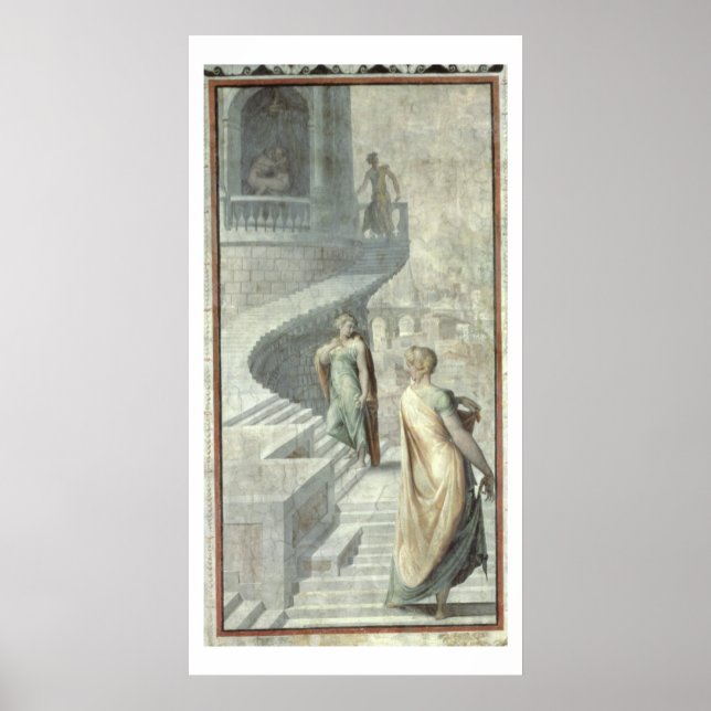 Póster Bathsheba Visiting David, c.1553 (Frente)