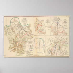 Póster Batlefield, Nashville, Tenn