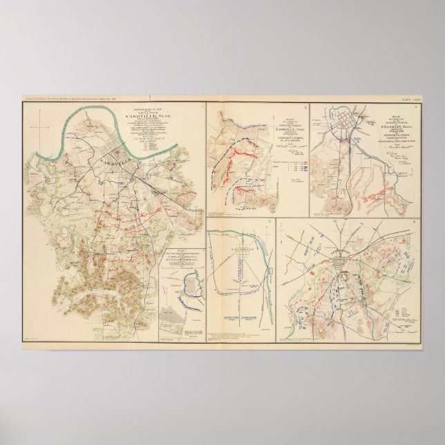 Póster Batlefield, Nashville, Tenn (Frente)