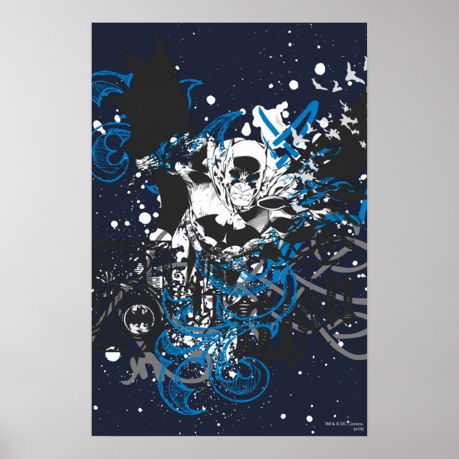 Póster Batman con colección Knotwork (Frente)