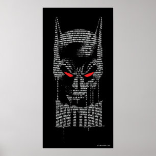 Póster Batman con mantra