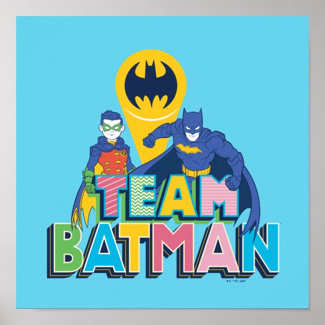 Póster Batman | Equipo Batman (Frente)