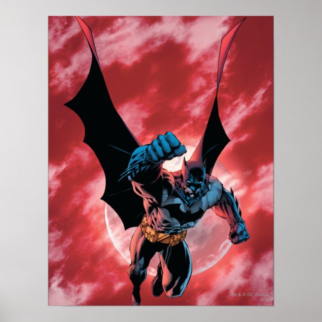 Póster Batman Firey Sky (Frente)