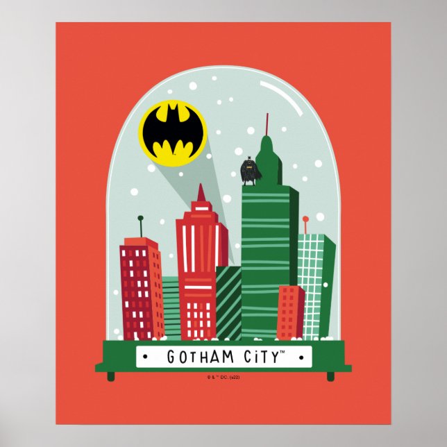 Póster Batman Gotham City™ Snow Globe Graphic (Frente)