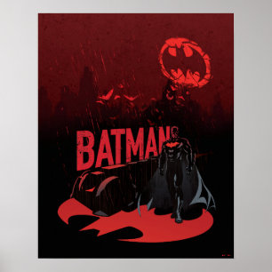 Póster Batman Lluvia Carmesí