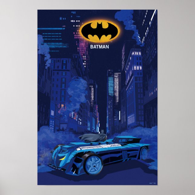 Póster Batman Patrulla Nocturna en la Ciudad de Gotham (Frente)