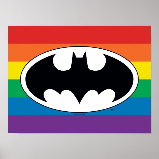 Póster Batman Rainbow Logo (Frente)