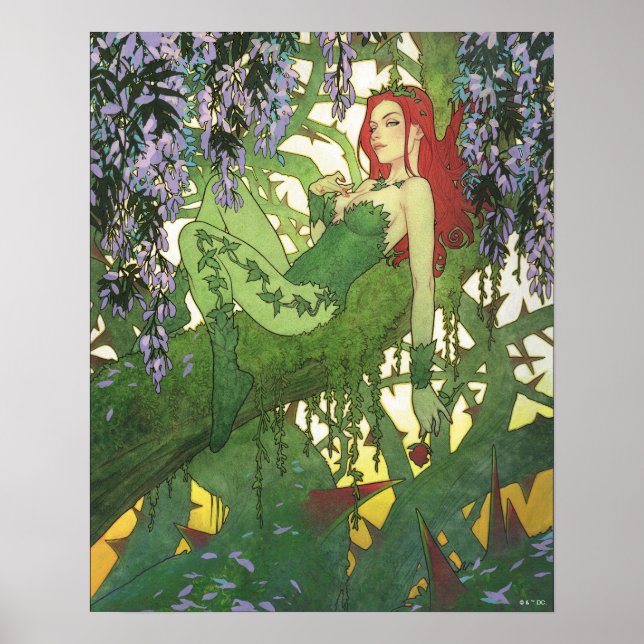 Póster Batman Rebirth Poison Ivy Cover Illustration (Frente)