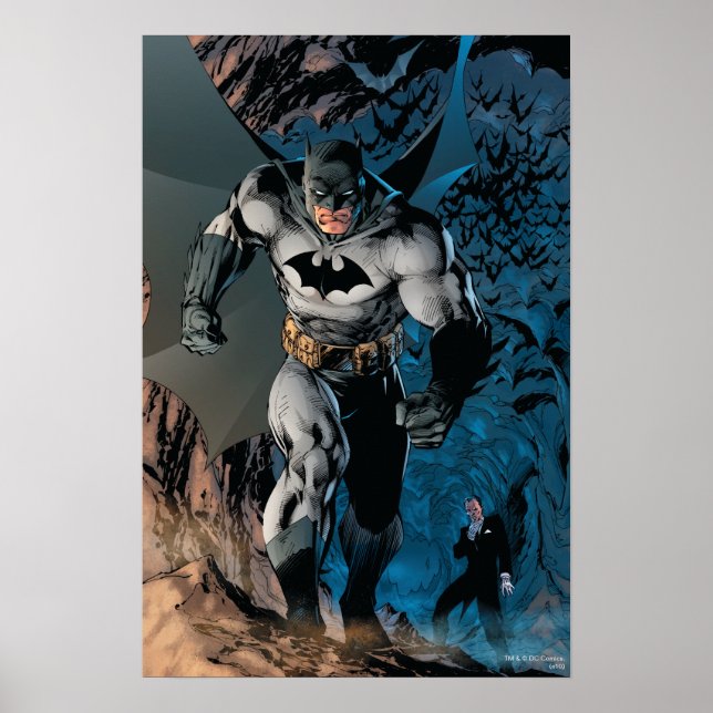 Póster Batman sale de la cueva de Bat (Frente)