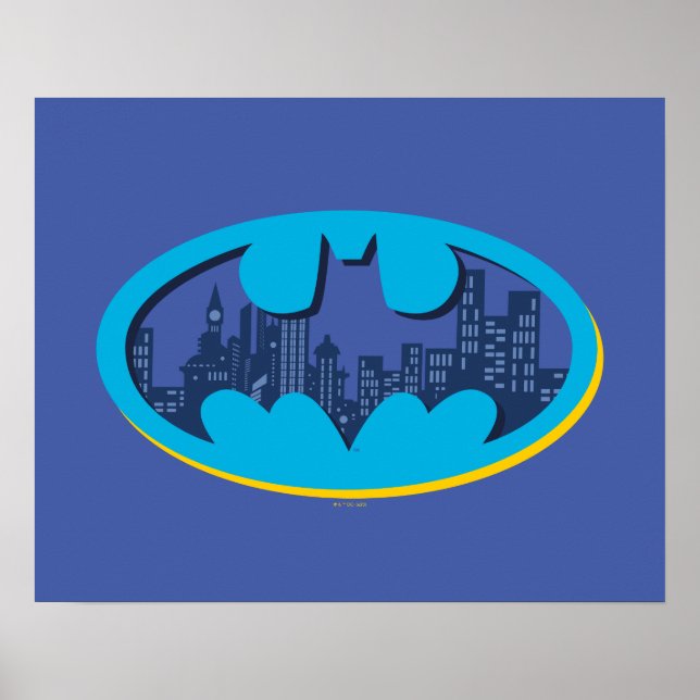 Póster Batman | Símbolo de la ciudad de Arkham (Frente)