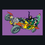 Póster Batman Villains En Jokermobile<br><div class="desc">Batman TV Series (1966)</div>