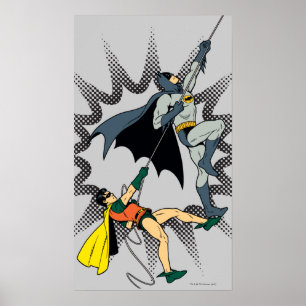 Póster Batman Y Robin Climb