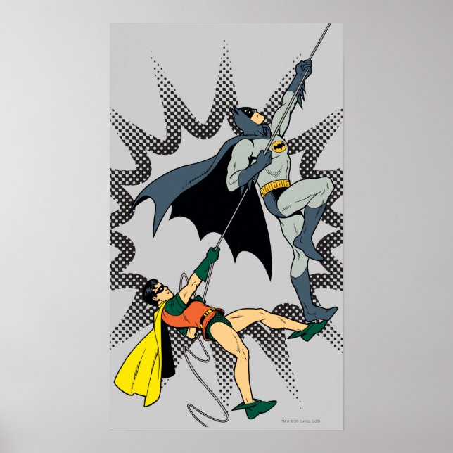 Póster Batman Y Robin Climb (Frente)