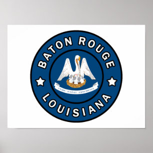 Póster Baton Rouge Louisiana