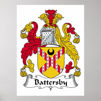 Póster Battersby Family Crest